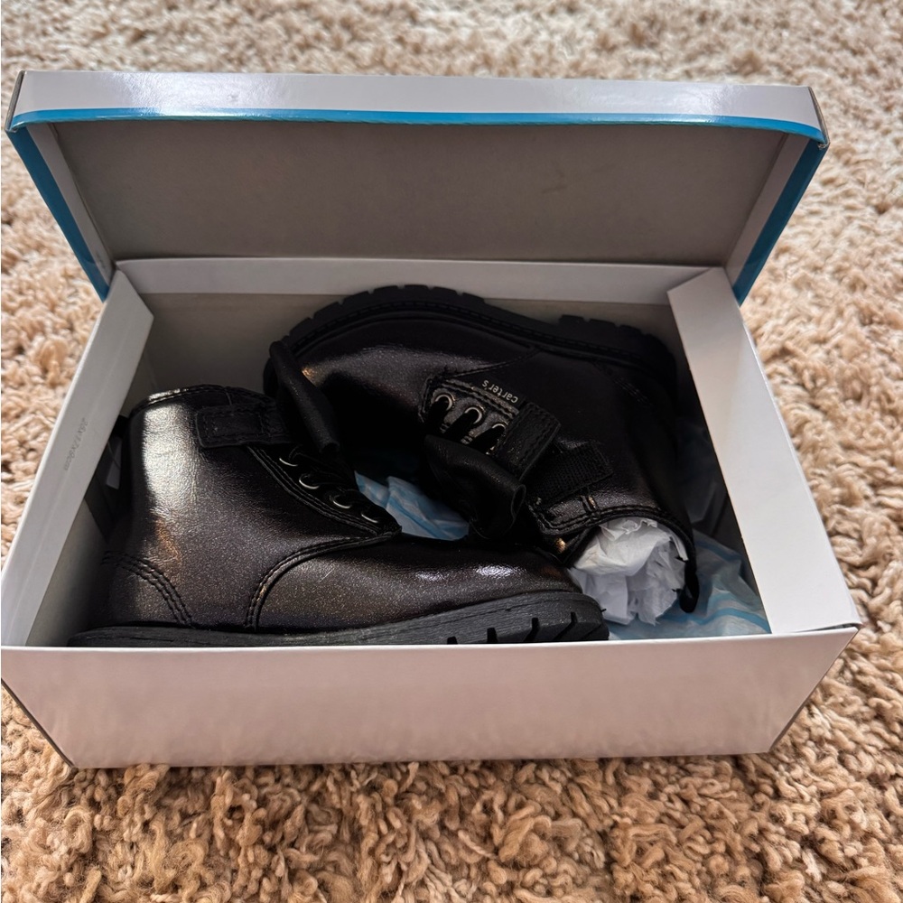 Carter's Yoyo Toddler Girls Boots With Bow Accent. NWB - Picture 9 of 10